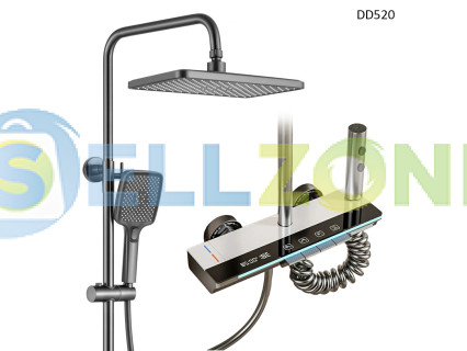 Πολυτελές σύστημα ντους με οθόνη LED για θερμοκρασία και χρόνο – DD520